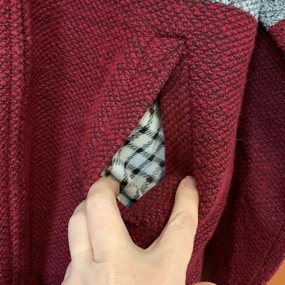 NWOT Men’s zip cardigan with flannel lining - Picture 2 of 4